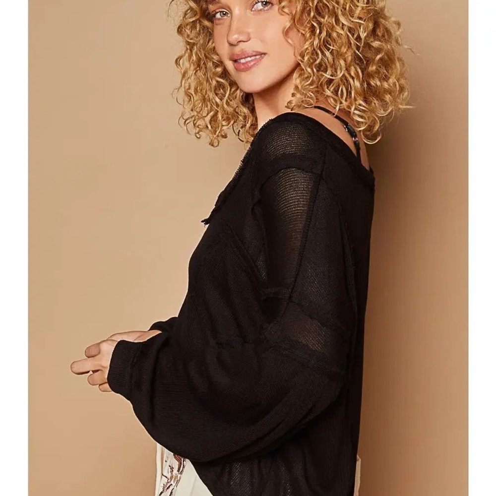 VICI Layer Off Shoulder Sweater - Picture 2 of 2
